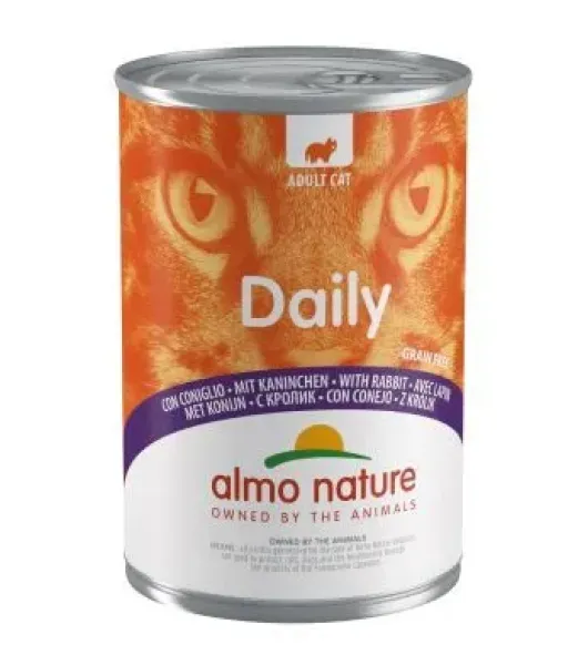 Almo Nature Cat Daily Menu mit Kaninchen 24 x 400g